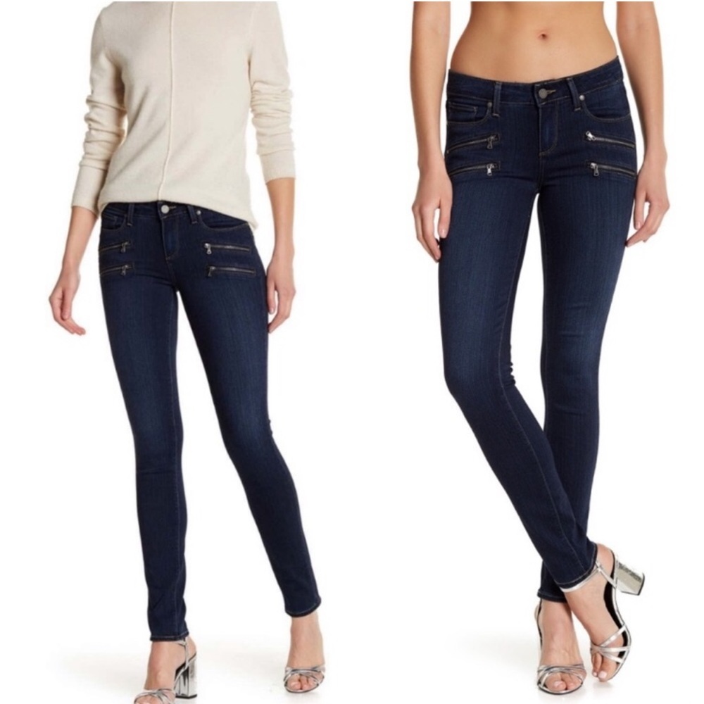 Paige edgemont ultra skinny dark wash jeans